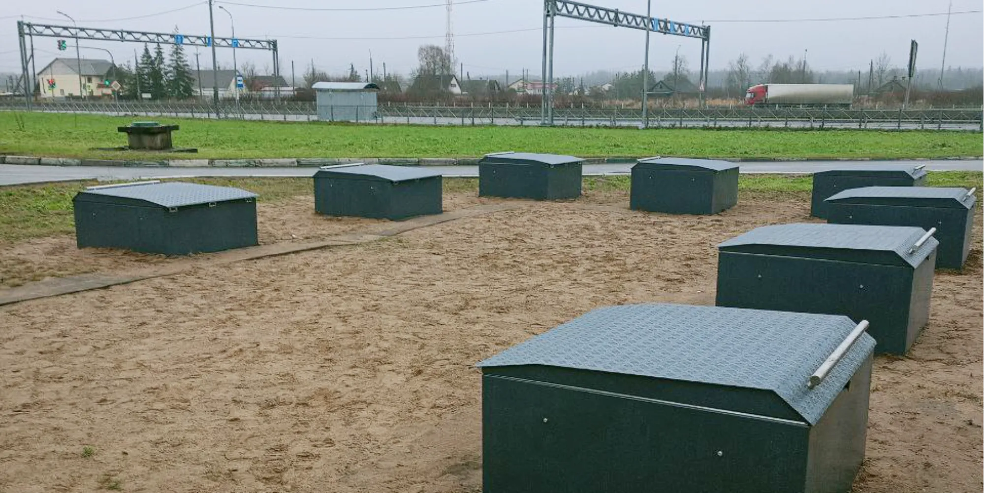 Замерный люк ЛЗ на крышке резервуара